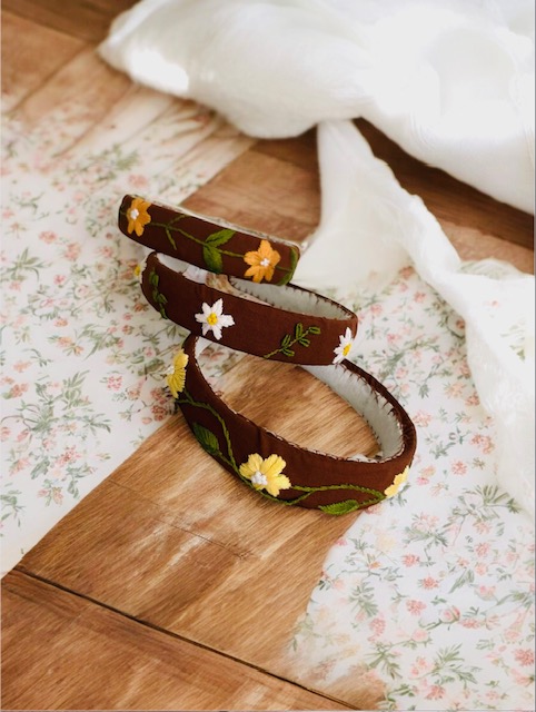 Hand Embroidered Headband